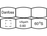 данные для заказа форсунок Danfoss
