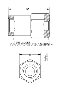 размеры адаптера для форсунки danfoss
